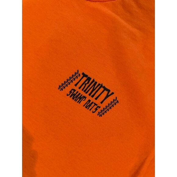 Trinity swamp rats 4wheeeler atv bright orange tshirt size men’s medium - Picture 2 of 4